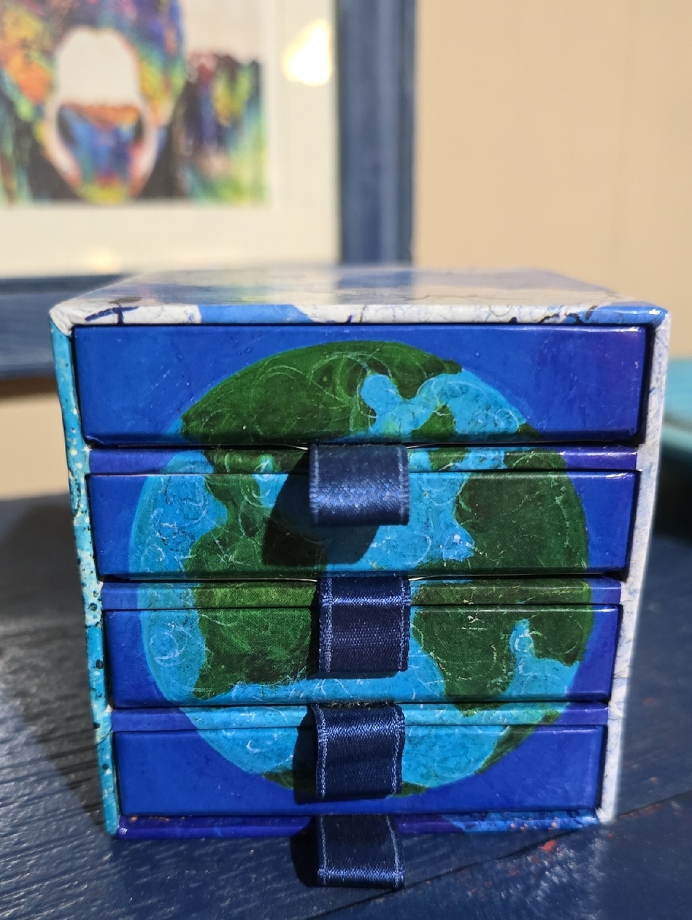 Elemental (Earth, Wind, Fire, Water) Drawer Box With Mini Poetry Books